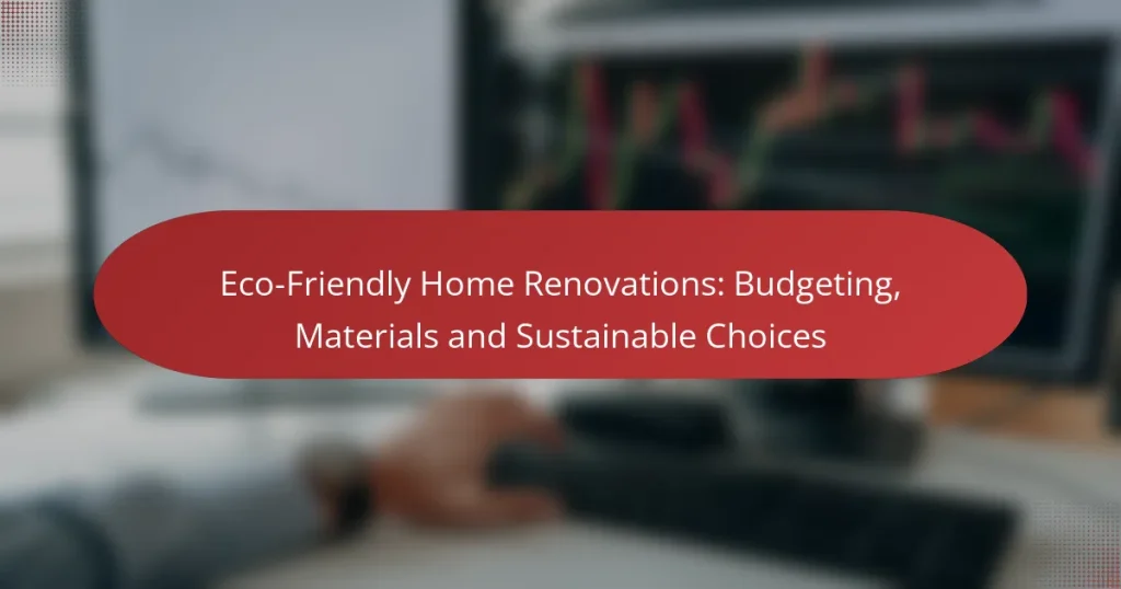 Renovaciones de Hogar Ecológicas: Presupuesto, Materiales y Opciones Sostenibles
