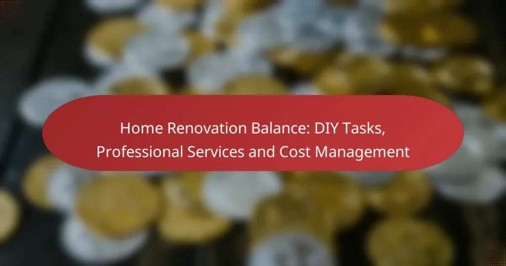 Equilibrio en la Renovación del Hogar: Tareas de DIY, Servicios Profesionales y Gestión de Costos