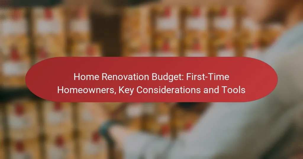 Presupuesto para Renovación del Hogar: Primeros Propietarios, Consideraciones Clave y Herramientas