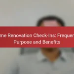 Home Renovation Check-Ins: Frequency, Purpose and Benefits