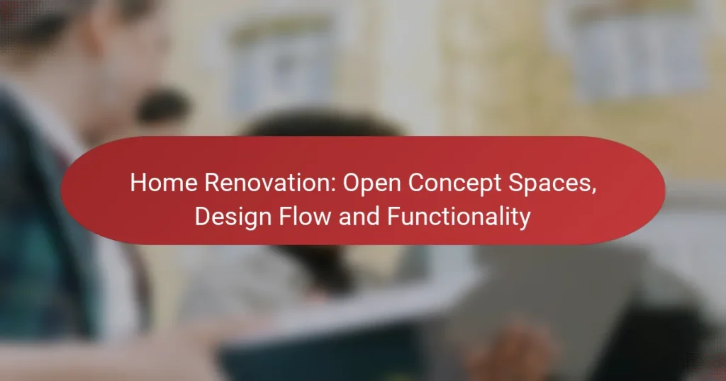 Renovación del Hogar: Espacios de Concepto Abierto, Flujo de Diseño y Funcionalidad