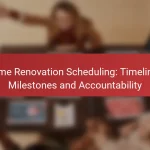 Home Renovation Scheduling: Timelines, Milestones and Accountability