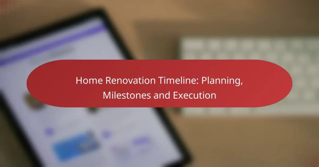 Cronología de Renovación del Hogar: Planificación, Hitos y Ejecución