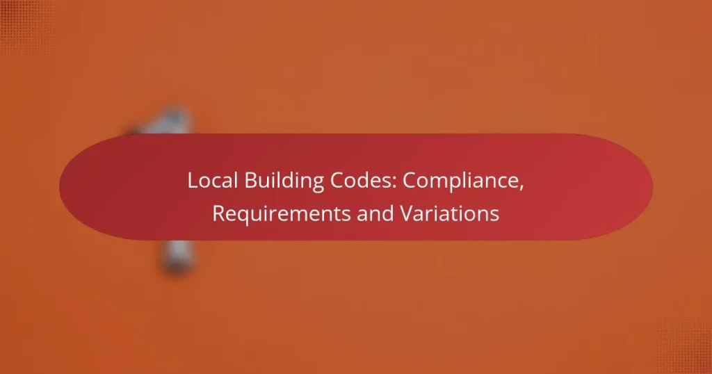 Local Building Codes: Compliance, Requirements and Variations